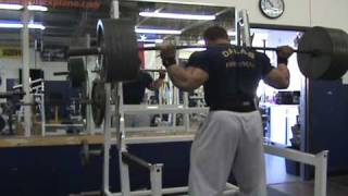 Steve Kuclo 2010 USA prep heavy squat day after 24 hour shift on Rescue 34 [upl. by Ramar]