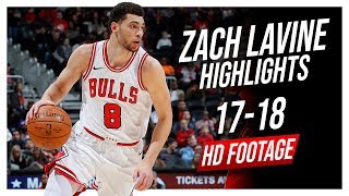 Bulls SG Zach LaVine 20172018 Season Highlights ᴴᴰ [upl. by Svend]