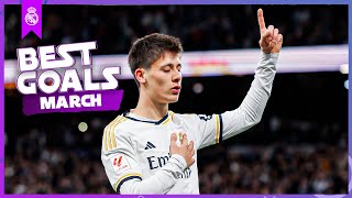 REAL MADRID  BEST GOALS MARCH 2024 [upl. by Silvana]