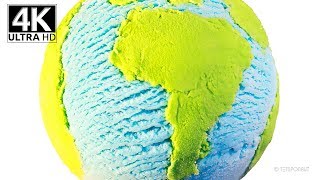 Melting World Ice Cream 4K Time Lapse [upl. by Genisia]