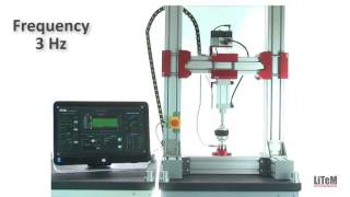 Fatigue test of closed cell rubber foam [upl. by Rawdan]