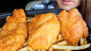 ASMR EATING FISH N CHIPS CAR MUKBANG Extreme Crunch Satisfying REAL Eating sounds 먹방 TWILIGHT [upl. by Theodoric594]