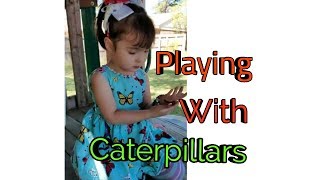 Caterpillars in my playhouse❤️🐛🌹🦋 caterpillars playhousefun [upl. by Arlie]