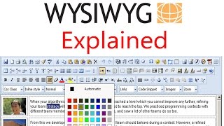 WYSIWYG Explained  Tutorial [upl. by Waiter732]