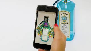 Augmented Reality for Packaging  Shazam x Bombay Sapphire Available in WebAR [upl. by Salzhauer]