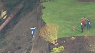 Washington Homes on Edge After Massive Landslide [upl. by Crotty]