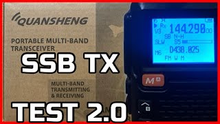 QUANSHENG UVK5 SSB TX TEST 20 [upl. by Blinni]