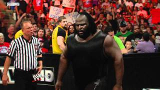 Raw Kane vs Mark Henry  Arm Wrestling Contest [upl. by Annavoj]