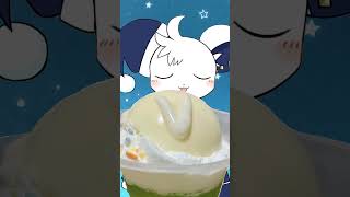 【食レポ】クリームソーダみたいなパフェ食べてみたshorts vtuber 食レポ 新人vtuber [upl. by Asselam]