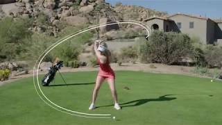 Paige Spiranac Tour Pro Telestrator [upl. by Euqininod]