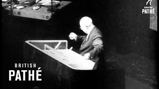 Khruschev Speaks At UN 1960 [upl. by Ardnaskela]