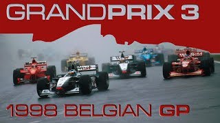 Grand Prix 3 Lets Play  1998 F1 Belgian Grand Prix [upl. by Melliw573]