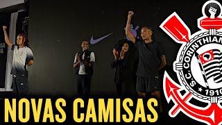 CORINTHIANS APRESENTA NOVAS CAMISAS DE JOGO DA TEMPORADA 202425 [upl. by Fairfield777]