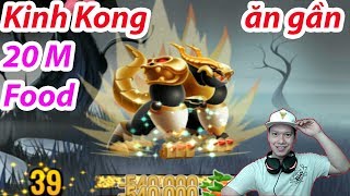 ✔️ Kinh Kong Max 40 ăn gần 20 M Food Heroic Dragon City HNT chơi game Nông Trại Rồng HNT Channel [upl. by Cristen]