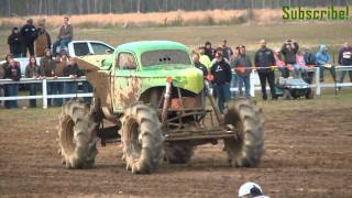 KING SLING Monster MUD TRUCK Rolls Huge Air  Dennis Andersons Muddy Motorsports Park [upl. by Cheke]