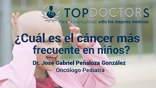 ¿Cual es el cáncer más frecuente en niños Leucemia Dr José Gabriel Peñaloza González [upl. by Winsor126]