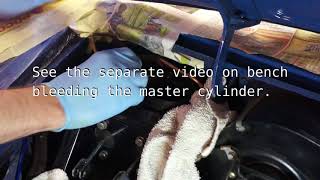 1968 MGC Pedal Box amp Master Cylinder Install and Bleeding [upl. by Sonia]