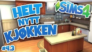 HELT NYTT KJØKKEN  The Sims 4 43 [upl. by Ecaidnac833]