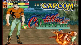 Cadillacs amp Dinosaurs Arcade Hardest Mess no death Playthrough [upl. by Casta762]