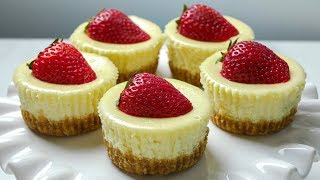 Easy Mini Cheesecakes [upl. by Carley]