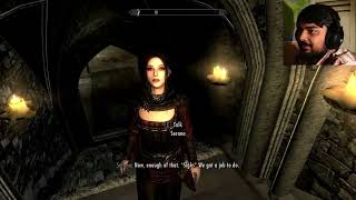 First time with the Serana dialogue mod on [upl. by Aticnemrac]