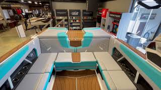 2024 Nautique GS22 TealWhite Walkaround [upl. by Amisoc]