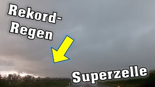 Heftigster Blitz und heftigster Starkregen Unwetter Fürstenfeld 482020 [upl. by Seena]