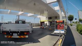 NBOXガソリンスタンドで給油☆平面駐車場入庫⇒出庫★【車載動画】【Dashcam】Refueling at a gas station [upl. by Quintie]