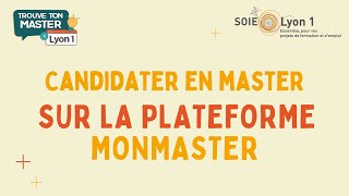 TROUVE TON MASTER REPLAY  Candidater en Master  La plateforme Mon Master [upl. by Avat]