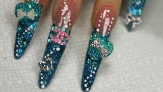 My Big Fat American Gypsy Wedding Nail Art Design [upl. by Etrem]