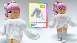 HURRY GET THIS FREE OVERSIZED SWEATER NOW 😍🥰 [upl. by Sebbie]