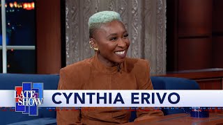 Cynthia Erivo Im Here  The Late Show with Stephen Colbert [upl. by Cicero628]