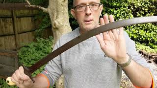 Curved swords and how to cut with them  kilij shamshir tulwar sabre [upl. by Axela]