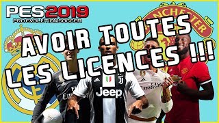 PES 2019  TUTO INSTALLATION DES PATCHS LICENCES [upl. by Dnalyk524]