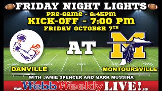 Danville vs Montoursville Football 2022 [upl. by Adnaloy]