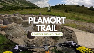 Plamort Trail Bikepark 3 Länder Enduro Trails Nauders Reschenpass POV RAW [upl. by Neelra]