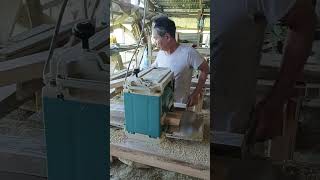 Thickness Planer  How to Use Makita 2012NB 12 Inch Power Thicknesser  YouTube [upl. by Alyahsal964]