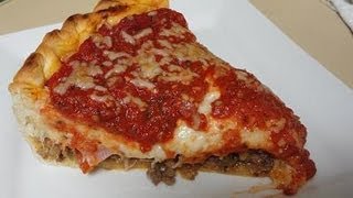 ChicagoStyle Stuffed Pizza [upl. by Yednarb493]