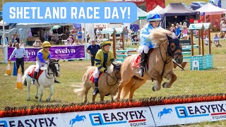 SHETLAND PONY GRAND NATIONAL RACE DAY AT BARBURY HORSE TRIALS [upl. by Kali]