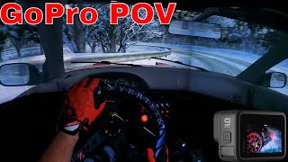 Nissan 200 SX Snow Drifting  Assetto Corsa  POV Steering Wheel Gameplay [upl. by Avot950]