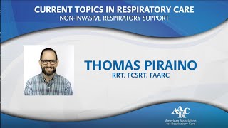 NonInvasive Respiratory Support  Current Topics 2021 [upl. by Danette929]