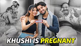 KHUSHI IS PREGNANT 🤰  FAMILY REACTION [upl. by Koser]