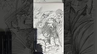 Midoriya vs muscular midoriya deku mha art drawing anime myheroacademia myheroacademiaedit [upl. by Inaj]