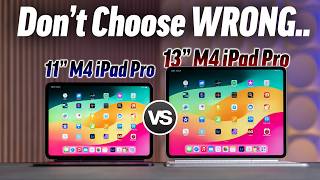 M4 iPad Pro 11” vs 13”  More DIFFERENT than you Think [upl. by Nelie]