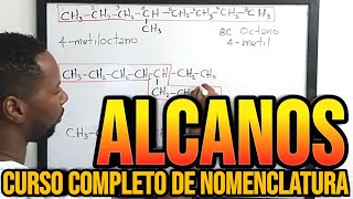 CURSO COMPLETO SOBRE NOMENCLATURA DE ALCANOS  Todos los casos  Paso a paso [upl. by Norreht]