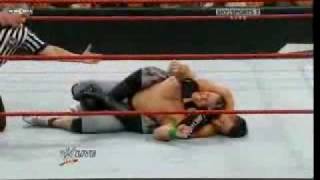 The Miz Gives John Cena the sleeper hold [upl. by Sirrah]