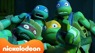 TMNT Las Tortugas Ninja  ¡15 MINUTOS de escenas de pela de las Tortugas Ninja ⚔️  Nickelodeon [upl. by Rahal722]