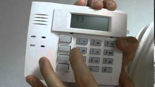 Programming a 5828 Wireless Keypad into Honeywell L7000 Security System [upl. by Joana152]