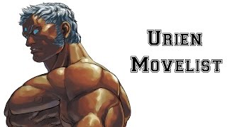 Street Fighter III 3rd Strike  Urien Move List [upl. by Keiko849]