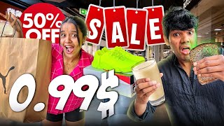 Only Using SALE Items For 24 hours CHALLENGE  සිංහල vlog  Yash and Hass [upl. by Tarrah633]